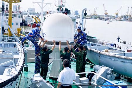 Lắp đặt thử nghiệm tính năng thiết bị VSAT COTM Trên tàu của Bộ Tư Lệnh Bộ đội Biên phòng và Quân chủng Hải quân, tháng 7/2022