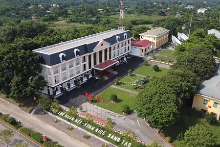 Sở chỉ huy Lữ đoàn 134 – công trình mang kiến trúc hiện đại, điểm nhấn tạo cảnh quan môi trường chính quy, sáng, xanh, sạch, đẹp