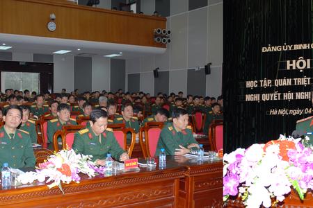 Thiếu tướng Ngô Kim Đồng, Chính ủy Binh chủng quán triệt, triển khai thực hiện Nghị quyết Hội nghị Trung ương 8 (khóa XI), tháng 3/2014