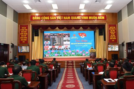 Binh chủng Thông tin tổ chức Tọa đàm “Nâng cao chất lượng đội ngũ cán bộ cấp phân đội”, tháng 6/2021