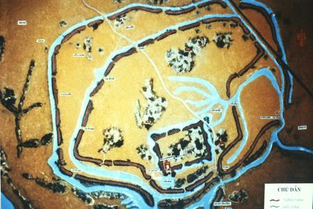 Sơ đồ thành Cổ Loa thời An Dương Vương dựng nước