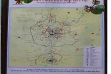 Bản đồ diễn biến Chiến dịch Điện Biên Phủ từ ngày 13/3/1954 - 7/5/1954