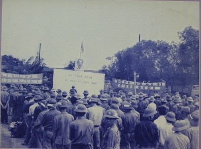 Chiến sĩ thông tin trước giờ xuất quân bảo vệ biên giới phía Bắc, năm 1979