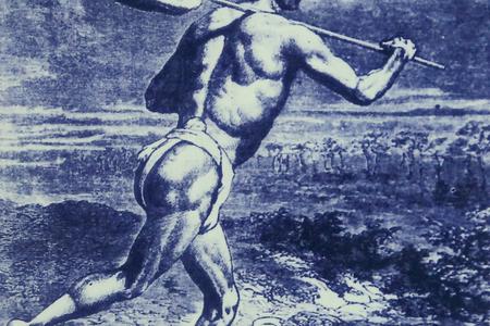 Người lính chạy trạm đưa tin thế kỷ XIX.