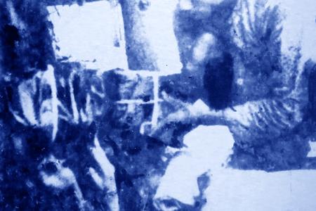 Các chiến sĩ quân bưu cất dấu tài liệu tại xóm Bắc, Thái Nguyên, năm 1947